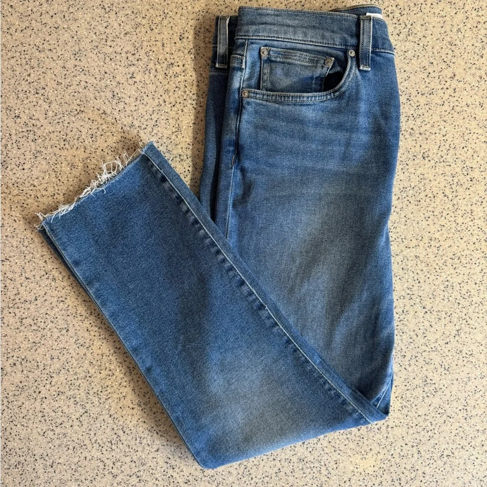 Frank & Eileen- Cork Everyday Jeans Raw Hem Antique Blue.Size 31